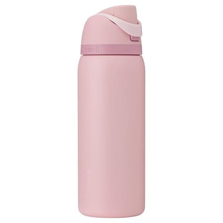 Owala FreeSip Water Bottle 40 oz Rose Quartz BPA Free with Spout Lid C07746