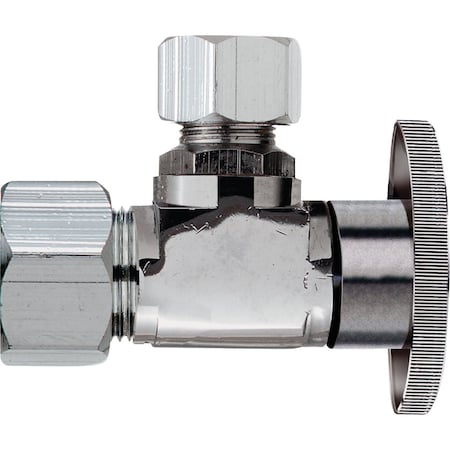 Do It Best 5/8'' OD x 1/2'' OD Quarter Turn Angle Valve B62-1PCLF