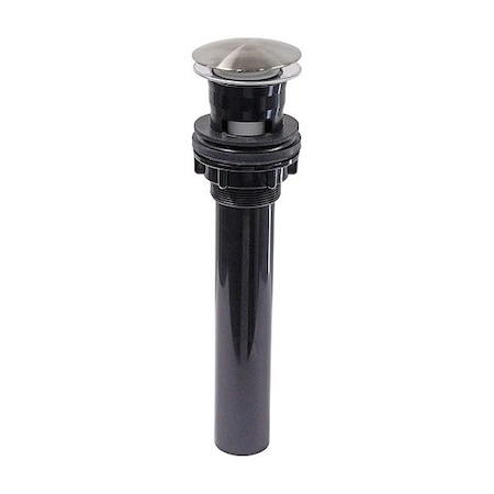 Kissler Sink Drain, Nickel, 9 in H, 2 in Dia 08-0318