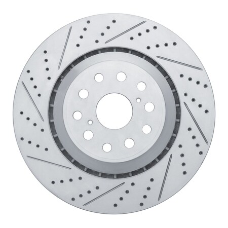 Dynamic Friction Co DFC Geoperformance Rotor - Drilled and Slotted 830-75019D