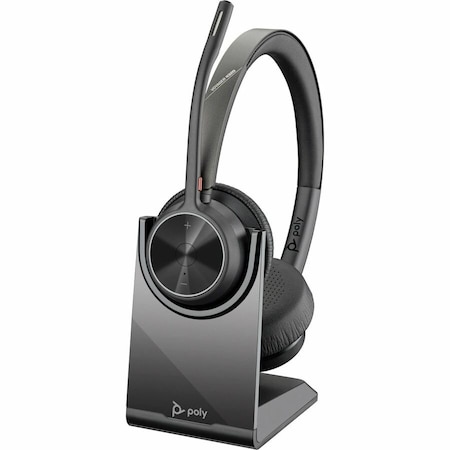 Hp Poly Voyager 4320 UC Stereo USB-A Headset + BT700 USB-A Adapter + Charging Stand 77Y99AA
