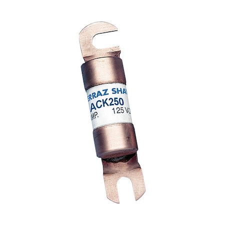 Mersen Fuse, ACK Series, 125 V DC, Non-Indicating ACK250