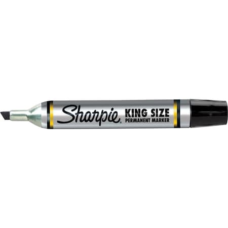 Sanford Sharpie, KING SIZE PERMANENT MARKER, BROAD CHISEL TIP, ASSORTED COLORS, 4 Pieces 1799262