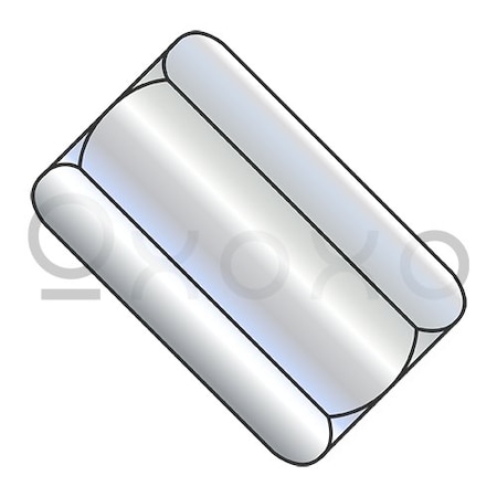 Oxoxo 7/8-9X2 1/2 Hex Rod Coupling Nut 1 1/4 inch Across Flats Zinc, 40PK 315782