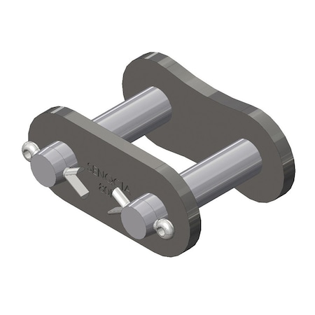 Senqcia Frdm Series Single Strand Cottd Connecting Link, 80FS chain, 1P, 1.41 OAW, .312 Pin 80FSCLCP