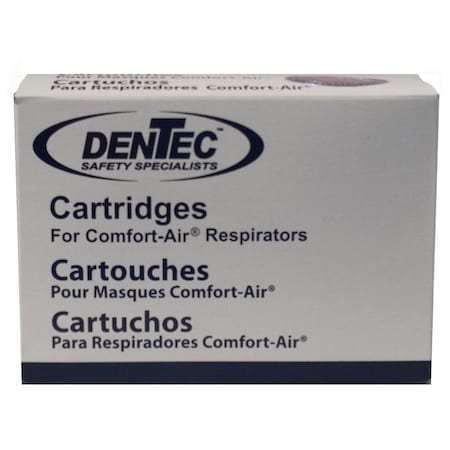 Comfort-Air Acid Gases/P100 Cartridge Combination MEETS OSHA SILICA DUST REQUIREMENTS, 2PK 158T21LP0