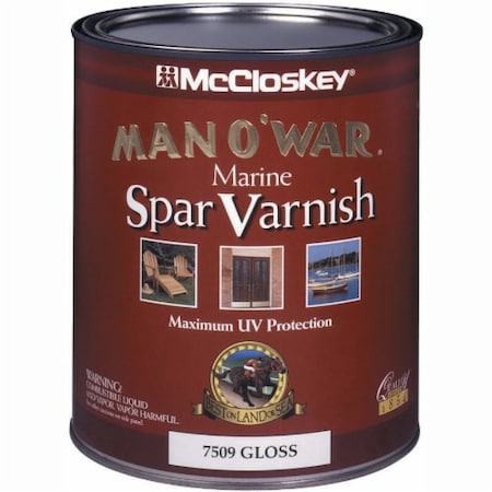 Man Owar 1 Gal McCloskey Clear Marine Spar Varnish, Gloss 7509