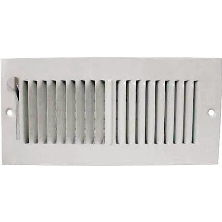 Prosource ProSource SW02-10X4 Sidewall Register, Steel, White SW02-10X4