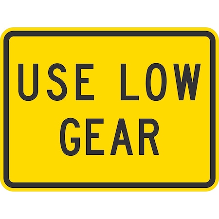 Lyle W7-2P, Use Low Gear, 24x18, Engineer Grade, Yellow G-11947-EG_24x18