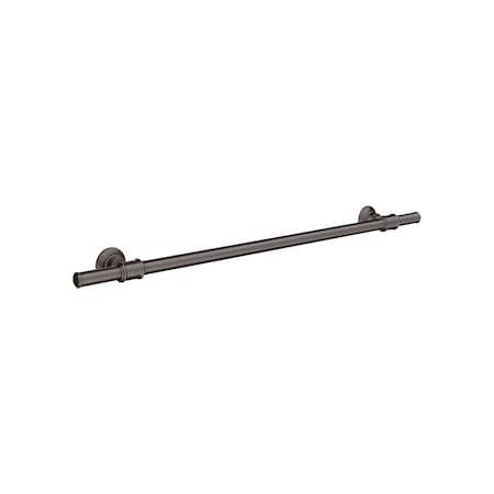 Axor Montreux Towel Bar 24" in Brushed Black Chrome 42060340