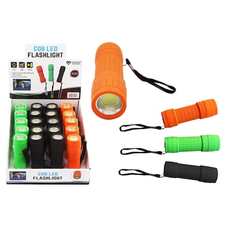 Diamond Visions 200 lm Assorted LED COB Flashlight AAA Battery 08-1950N