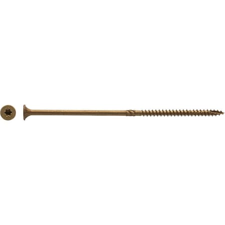 Big Timber No, 14 x 6'' Bronze Star Drive Flat Head Wood Screw, 25 Ct. BTX146-25