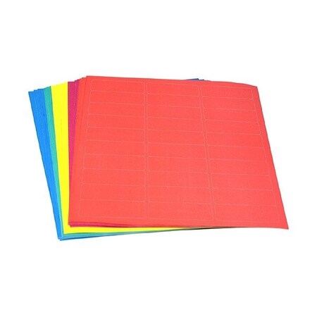 Zoro Select Cyro Label, Assorted, Polypropylene, PK20 GRAING-C116