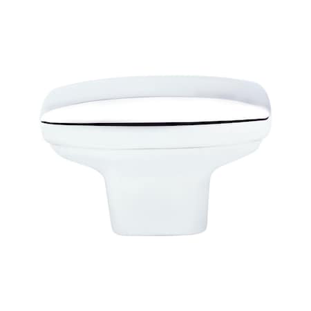 Berenson Transitional Advantage One Polished Chrome Rounded Rectangle Knob 9182-1026-P