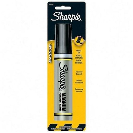 Magnum 44 Sharpie Magnum Black Chisel Tip Permanent Marker 1 pk 44101