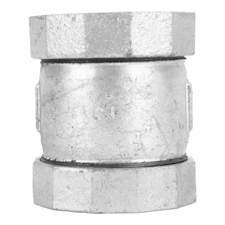 Stz Industries 2 in. Compression X 2 in. D Compression Galvanized Malleable Iron 3 in. L Coupling 311CCL-2