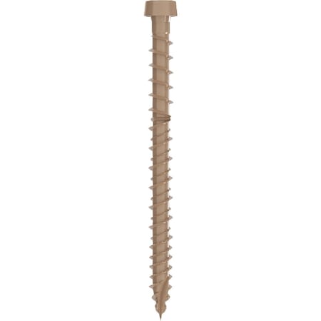 Grip-Rite DeckForce No, 9 x 2-1/2'' Tan Composite Deck Screw, 1 Lb. GRDFCS212GCD1