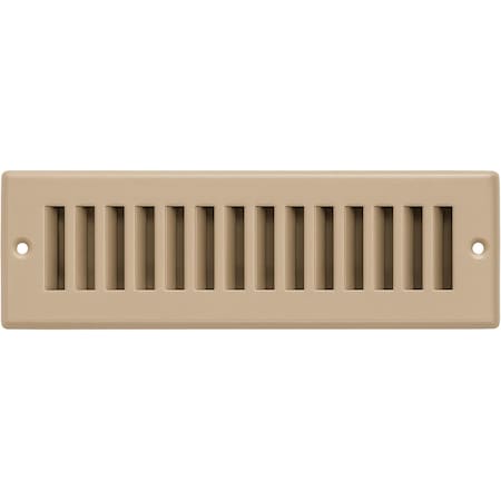 Sierra Grates 2 in. H X 12 in. W 2-Way 45 Degree Louvered, Steel, Brown Toe Space Grille TSG212-BRN