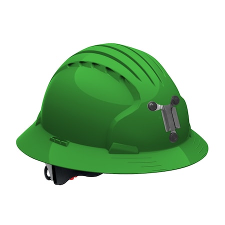 Jsp Full Brim Mining Hard Hat w/HDPE Shell, 6-Point Polyester Suspension and Wheel Ratchet Adj. 280-EV6161M-30