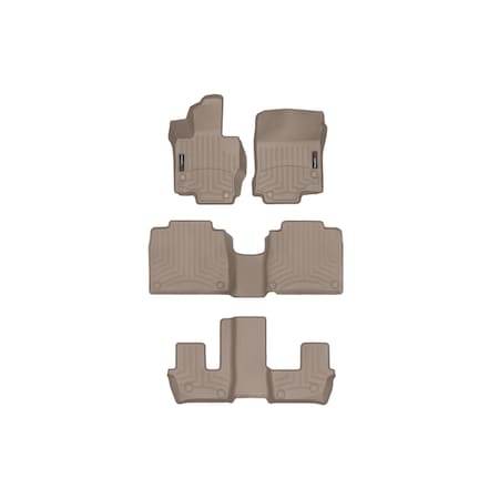 Weathertech Tan, Front, rear, and rear Floorliners 4515331-451595-5-4
