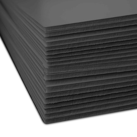 Flipside 32in X 40in 3/16in Total Black Foam Bulk, 25PK 32408-25