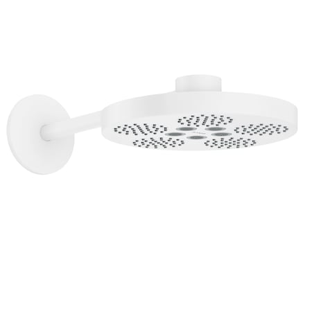 Axor One Showerhead 280 2-Jet with Showerarm Trim, 2.5 GPM in Matte White 48481701