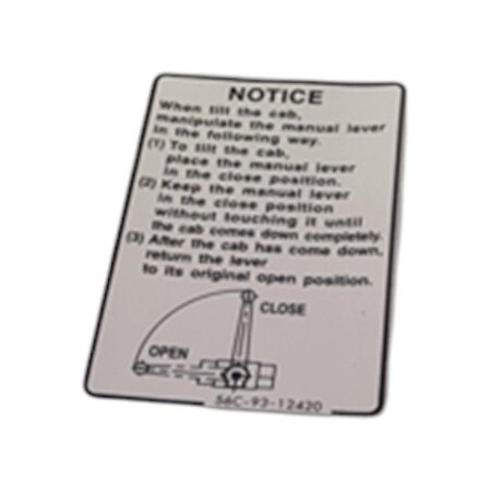 Komatsu PLATE, KOMATSU OEM 56C-93-12420 56C-93-12420