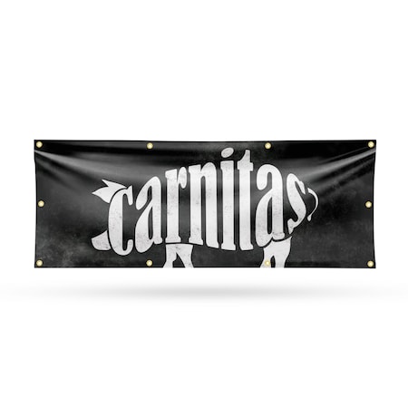 Signmission Carnitas, 36 Inch x 96 Inch, Vinyl Banner B-96-30505