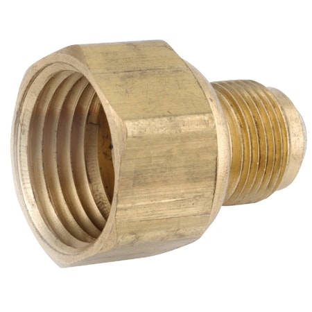 Anderson Metals 3/8''x1/2'' Female Brass Straight Flare Connector 54806-0608
