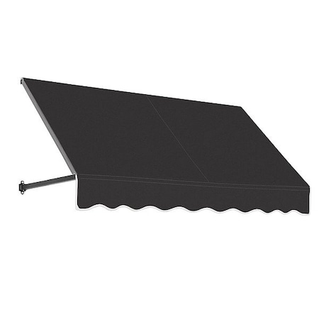 Awntech Awning, 16" H, Black, 76 1/2" L ER1030-6K