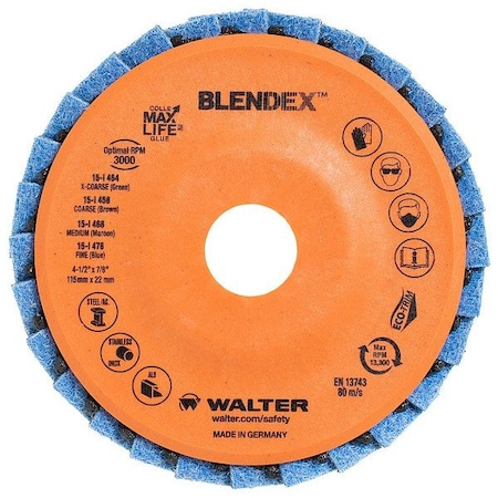Walter Sanding Discs, 7" dia., PK25 15A703