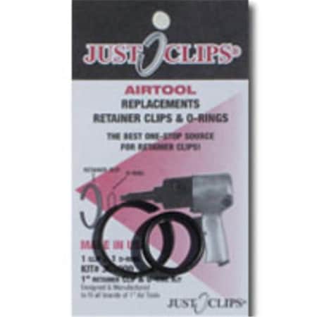 Just Clips 1 in. Anvil Retainer Clip Refill Kit, 5PK JSC1000-5
