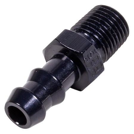 Light House Beauty 484006-BL 0.37 Hose Barb x 0.25 MPT Adapter Fitting - Black LI3080288
