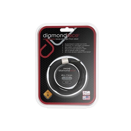 Diamond Performance Diamondlace 45-In. Black Fire Resistant DL045BLK.DIA