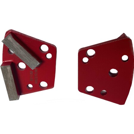 Vantage Product Diamond Grinding Disc for Trapezoid Grinders, 2 Bar Segment, 08/10 Grit, Medium Bond M-TQC10-2B0810-M