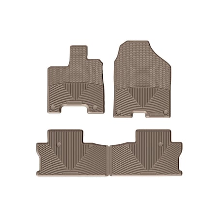 Weathertech Tan, Front and Rear All Weather Floor Mats W415TN-W416TN