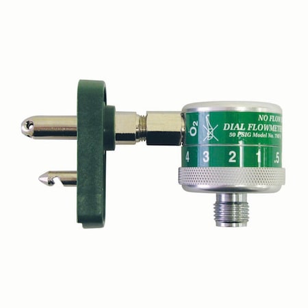 Jorgensen Laboratories Wall Mount Dial Flow Meter J0534EW