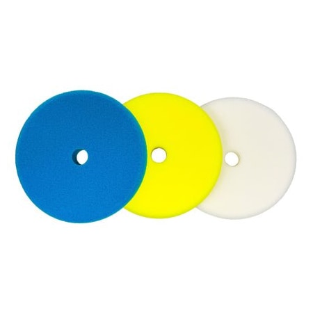 Renegade Products Usa 6 in Foam Pads for Metal and Paint Polishing 3-Step Pack 6CR-3PK