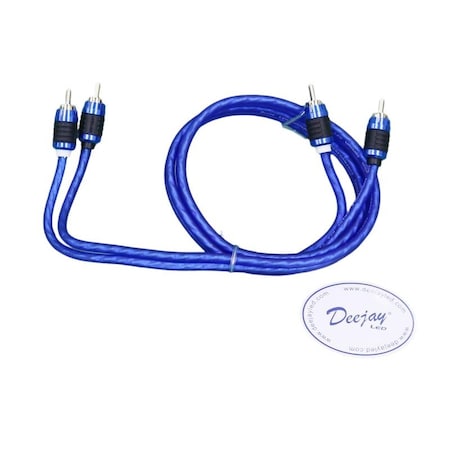 Deejay Led 3 Foot Stereo Male to Male Sheilded Directional Twisted Pair Construction TBHRCA3MAJIMBE