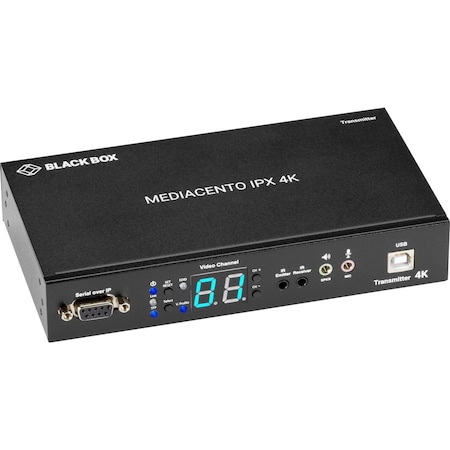 Black Box Wallplate Transmitter - 4K, Hdmi, Vga, Hdbaset, Usb, Extender VX-HDMI-4KIP-TX