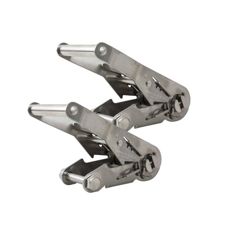 Mytee Products (2 Pack) 2in Stainless Steel Ratchet - No Strap, 2PK RB2-SSx2