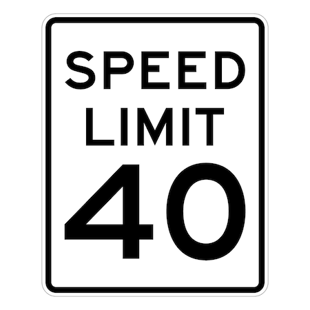 Sign Solutions Usa Traffic Sign, 24 in Width, Aluminum Sign, Vertical Rectangle DUS10HWT2430R2-140