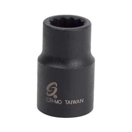 Sunex 1/2 in Drive 7/16 in 12-Point Impact Socket 214Z