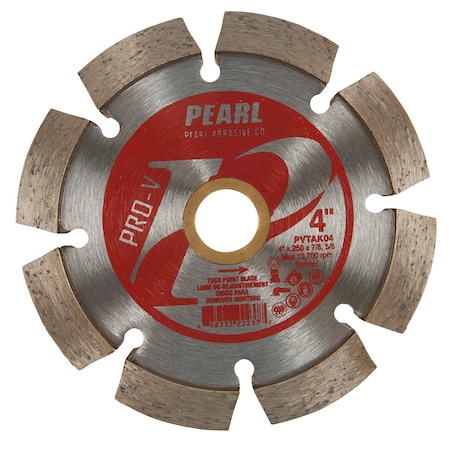 Pearl P2 Pro-V Tuck Point Blade 4in x .250x7/8in, 5/8, 10mm PVTAK04