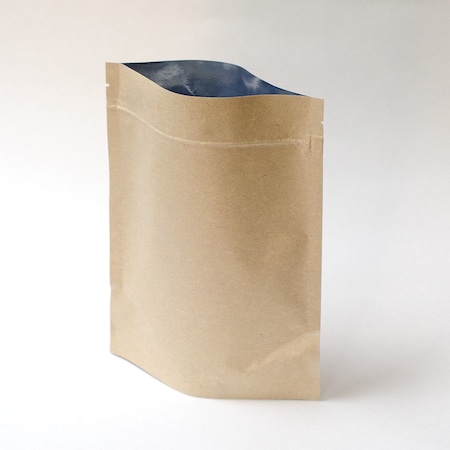 Elevate Packaging 8oz Kraft Compostable Stand Up Pouch, 100PK HC0800