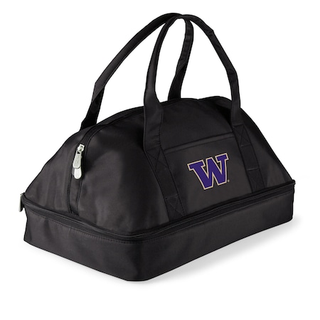Picnic Time Family Of Brands NCAA Washington Huskies Potluck Casserole Carrier - Insulated Thermal Food Carrier 650-00-175-624-0