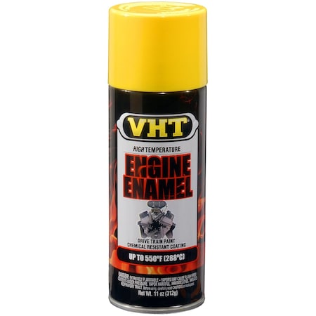 Vht Engine Paint VHT Heat Resistant to 550 Degrees Fahrenheit; Gloss Yellow; 11 Ounce Aerosol Spray SP128