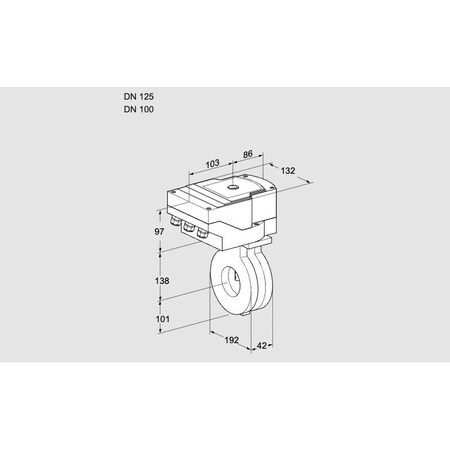 Honeywell Kromschroder IBA125/100Z05/40A2D KS88300597