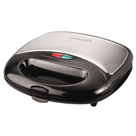 Brentwood Industries Non Stick Panini Press and Sandwich Maker in Black and Silver 75083202M