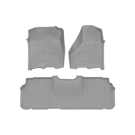 Weathertech Grey, Front and Rear FloorLiner HP 464781IM-460123IM